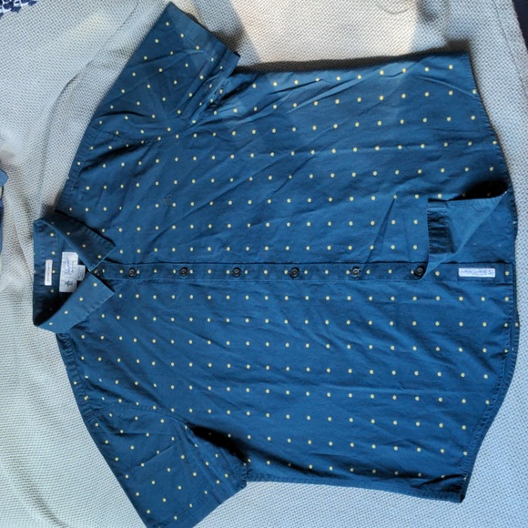 Penguin Men’s Floral Short Sleeve Button Down Shirt XL - Picture 1 of 5